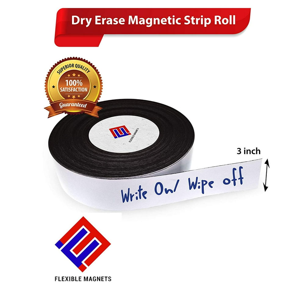 Dry Erase Strip Roll Write on / Wipe off Without Marker