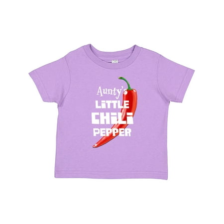 

Inktastic Aunty s Little Chili Pepper Gift Toddler Boy or Toddler Girl T-Shirt