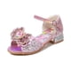 thumbnail image 1 of Sandalias de Disney para niñas, zapatos de princesa Elsa de Frozen, zapatos de cristal para niñas pequeñas, zapatos de tacón alto para niños, zapatos de pasarela para fiestas, 25 plantillas de 16,5 cm Gao Jinjia LED, 1 of 2
