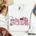 thumbnail image 6 of Christmas Coffee Sweatshirt, Pink Christmas Shirt, Holiday Sweatshirt, Crewneck Holiday Sweater, Coffee Lover Gift, Pastel Christmas Tee 1588125293, 6 of 6