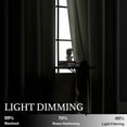 thumbnail image 6 of SMILETIME Velvet Curtains with Grommet, Thermal Insulated Super Soft Privacy Noise Reducing Light-Filtering Velvet Curtains for Living Room Bedroom, 2 Panels, 6 of 8