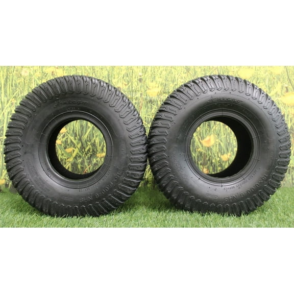 Antego 15x6.006 Turf Tires, Set of 2