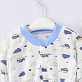 thumbnail image 5 of CAUYDY Preemie Boys Going Home Outfits Newborn Girls Layette Set 8 Pieces Fall Winter Cotton Clothing Baby Sleepwear Shower Gift for Infant Sizes 0-3 Months,Blue, 5 of 9