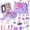 PURPLE, variant on GORISPI Kids Play Makeup Kit for Girls Ages 4-8, Princess Cosmetic Toy Set with Storage Case, Birthday Christmas Gifts
