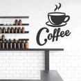 thumbnail image 2 of Una taza de calcomanía de pared de café caliente, pegatina de pared, decoración de pared moderna, 2 of 4