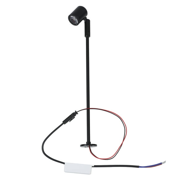 BRIGHTFUFU Foco pequeño, foco de pie, vitrina para joyas, foco LED giratorio pequeño