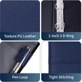3 Ring Personal Check Binder for 3-on-a-Page End-Stub Deskbook & Small ...