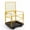 Black+Yellow B, variant on MROOBEST Heavy Duty Forklift Safety Cage Man Basket-lbs Capacity-Collapsible Orange