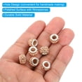 thumbnail image 4 of Uxcell 5mm Hole Clay Spacer Beads,  60 Pack Rhinestone European Polymer Beads Craft Supplies,  Champagne, 4 of 6