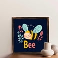 thumbnail image 6 of Cute Honey Bee Art Wooden Sign Wall Plaque - Vintage Art Decoration, Wall Decoration - Ideal Gift For Home Decoration, Living Room, Bathroom, Bedroom, Garden, Dining, Bar, Cafe, Festival Party Deco, 6 of 7