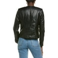 thumbnail image 2 of T Tahari womens  Vegan Leather Jacket, l, Black, 2 of 3