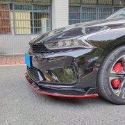Front Bumper Lip Splitter Spoiler for 2021-2025 Kia K5 EX LX GT Gloss Black