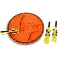 thumbnail image 4 of Juego de tres piezas de vajilla para niños con pala excavadora, pala, horquilla y plato, 4 of 6