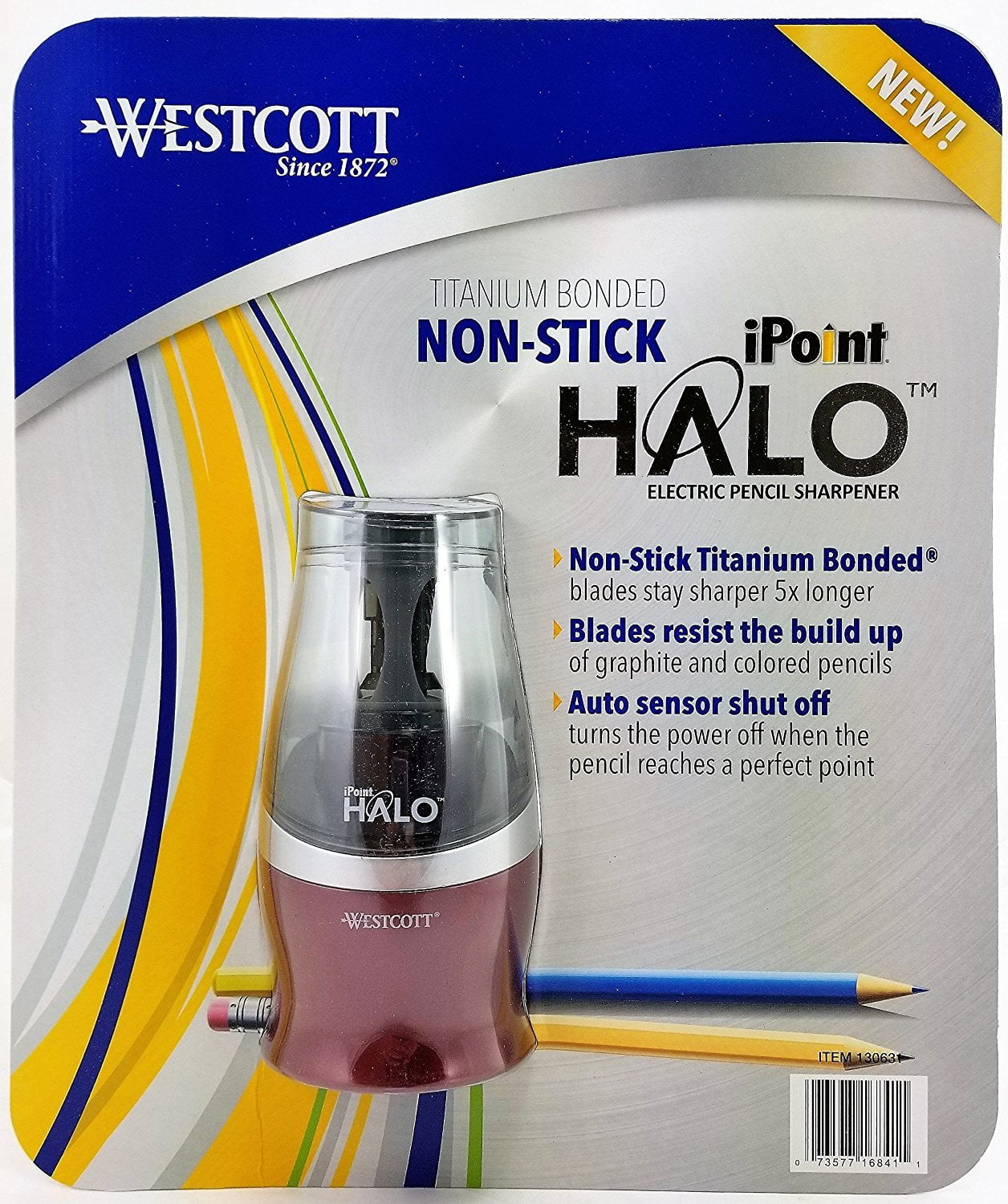 Westcott PRO-Point CarboTitanium Halo Electric Pencil Sharpener