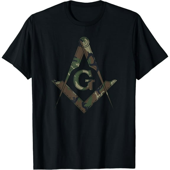 Masonic Camo Square and Compass - Freemason T-Shirt T-Shirt mens t shirt，black，women，funny，misfits，men，journey