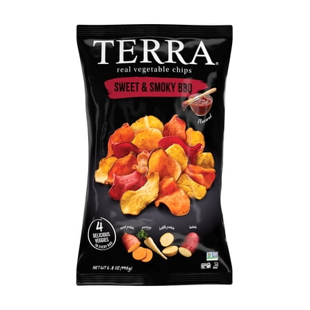 TERRA Sweet & Smoky BBQ Vegetable Snack Chips, 6.8 oz