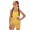 Pineapple and Coconut Pattern, variant on Tutolipy Plant and Floral Pattern Design Girls One Piece Swimsuit, Removable Pad Soft Girls One Piece Swimsuits for Beach 7-8 Years Old