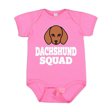 

Inktastic Dog Dachshund Squad Gift Baby Boy or Baby Girl Bodysuit
