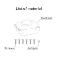 thumbnail image 4 of Arcade Trackball ThunderStick LED TS-UTB01 para Arcade1Up, 4 of 6
