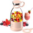 thumbnail image 1 of Personal Size Blender  Portable Blender  Battery Powered USB Blender (Pink), 1 of 8