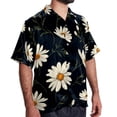 thumbnail image 2 of Daisy Men's Button Down Hawaiian Print Short Sleeve Casual Summer Beach Shirts, 2 of 6