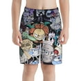 thumbnail image 2 of The Cuphead Show Boys Swim Trunks Compression Liner Swim Shorts Beach Quick Dry Bathing Suit With Boxer Brief Swimwear, 2 of 7