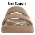 thumbnail image 5 of Litfun Slide Sandals for Women, Thick Sole Non-Slip Slide Slippers with Arch Support, Khaki, 5 of 9