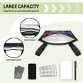 thumbnail image 6 of Jiueut Galaxy Wolf Wheelchair Side Bags for the Armrest Wheelchair Pouches with Pockets for Adults Wheelchair Side Pouches for Drinks and Glasses Wheelchair Arm Bag, 6 of 7