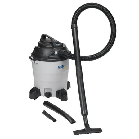 Quipall EC818-1200 1200-Watt 8.3 Gallon Plastic Tank Wet/Dry Vacuum