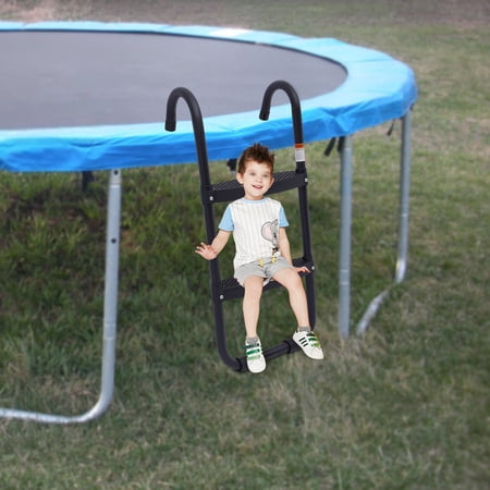FETCOI Trampoline Ladder Universal Steel Ladder Wear-resistant Easy-Climb for Children