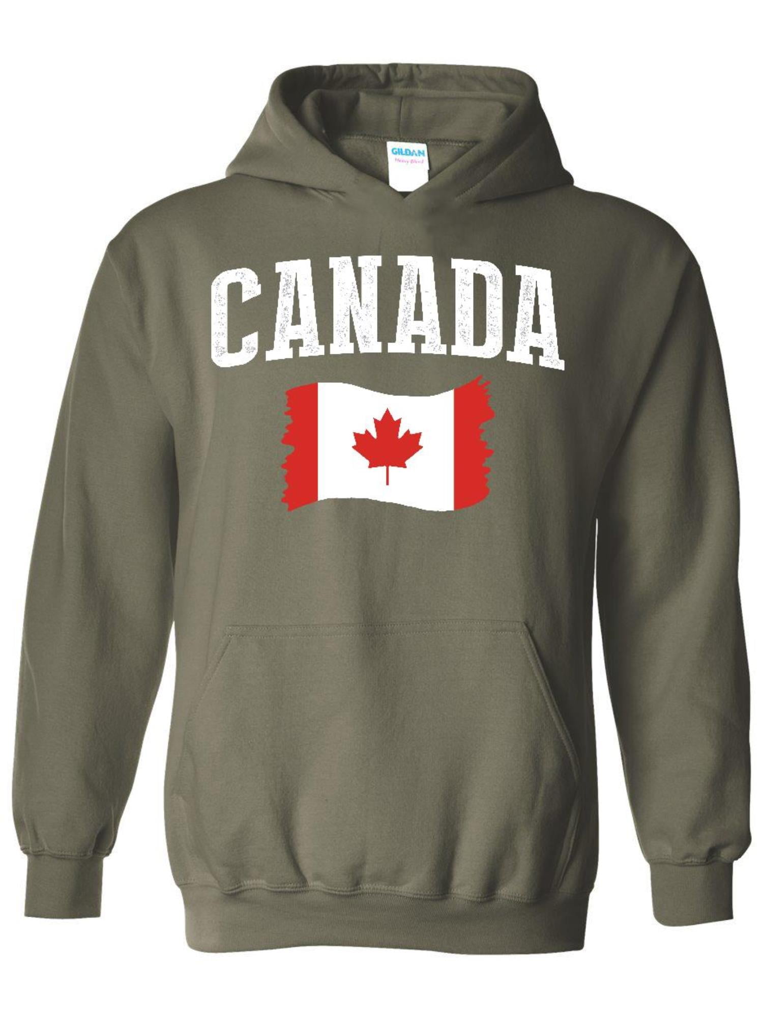 IWPF Unisex Canada Flag Hoodie Sweatshirt