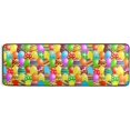thumbnail image 5 of Dreamtimes Colored Easter Eggs Hallway Runner Rug 2'x6' Kitchen Rug with Rubber Backing Colorful Non Slip Entryway Rug Runner Washable Soft Area Rug for Hallway Bedroom Kitchen Decor, 5 of 6