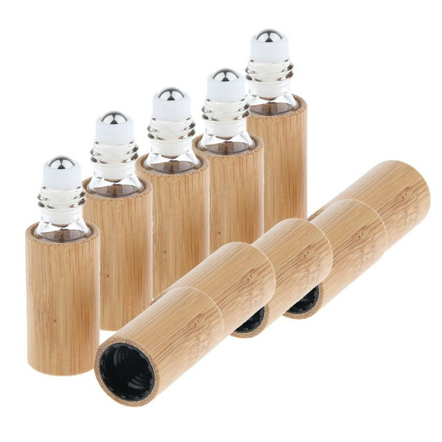 5x Botella de Maquillaje Rodillo de Aceite Esencial de Perfume Vaporizadores de Bricolaje