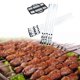 thumbnail image 2 of 10 brochetas de material acero inoxidable para , palos de , brocheta de kebab para parrilla, de palos de para asar reutilizables CUTICAT Palitos de barbacoa, 2 of 7