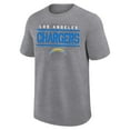 thumbnail image 2 of Men's Fanatics Heather Gray Los Angeles Chargers Big & Tall Top Notch T-Shirt, 2 of 3