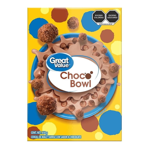 Cereal Great Value Choco Bowl 650 g