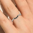 thumbnail image 4 of 0.10ct black diamond moissanite 10k White Gold Wedding Band, 4 of 4