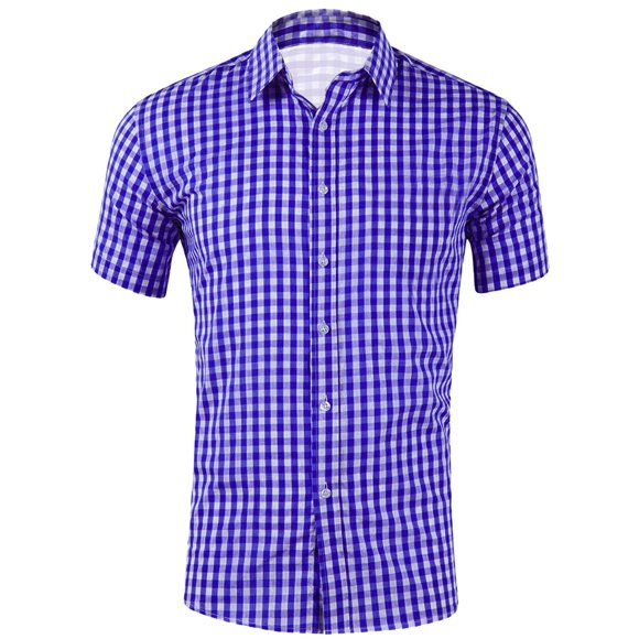 Ketyyh-chn99 Mens T Shirt 2024 Beach Summer Tops Shirts Short Sleeve Shirts for Men Casual Solid Pullover Short Sleeve V Button Tops T-Shirt Dark Blue,2XL