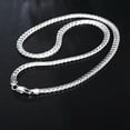 thumbnail image 2 of EOEMY 925 Sterling Silver Women Men Snake Chain Necklace Fashion Jewelry 20-60Cm-18Cm Bracelet Size, 2 of 4