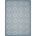 thumbnail image 4 of SAFAVIEH Courtyard Rhetta Geometric Indoor/Outdoor Area Rug, 2'7" x 5', Grey/Navy, 4 of 10