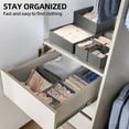 thumbnail image 3 of Sentryse Drawer Organizer for Clothes, Dresser Drawer Organizer, 12 Pack, Gray, 3 of 7