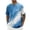 Blue, variant on Mens Shirt Tie Dye Print Short Sleeve Birdseye Mens Knit Tops,Blue,3XL