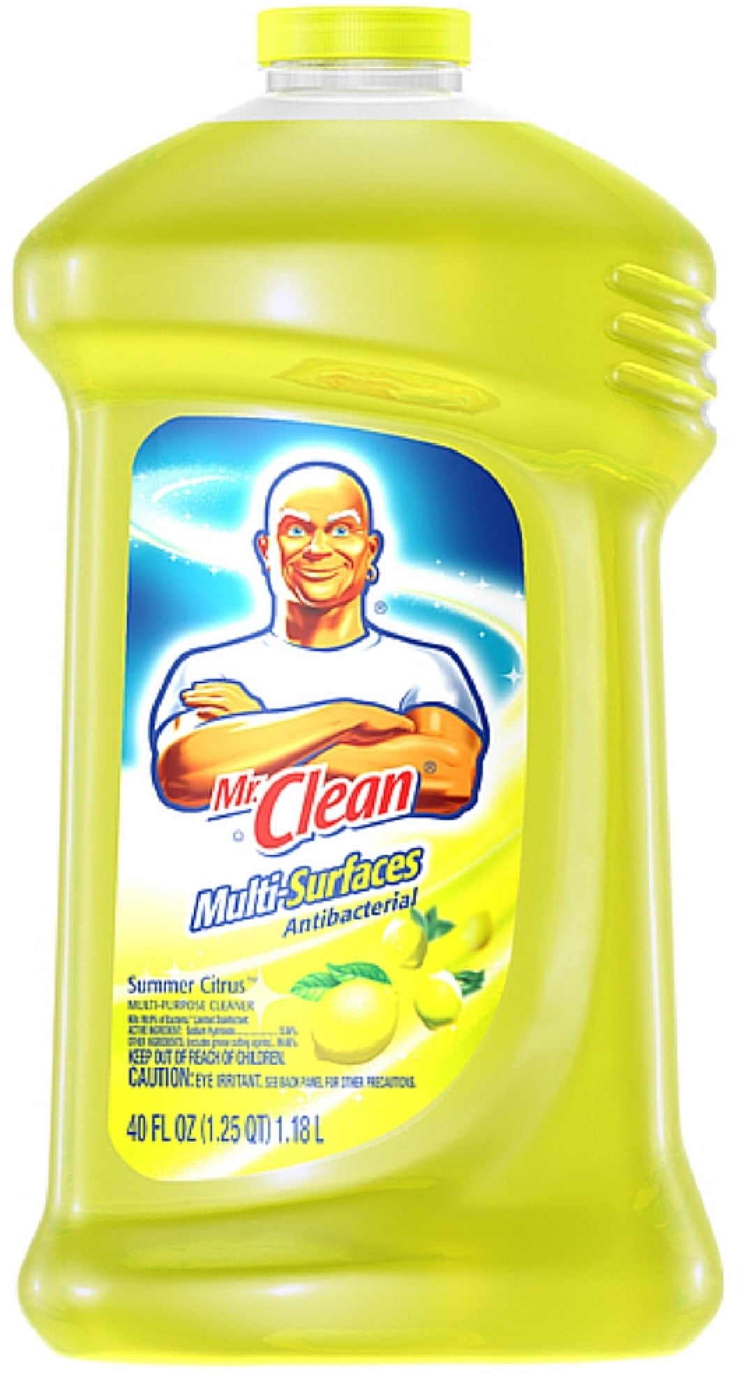 Mr. Clean Antibacterial MultiSurface Cleaner, Summer Citrus 40 oz