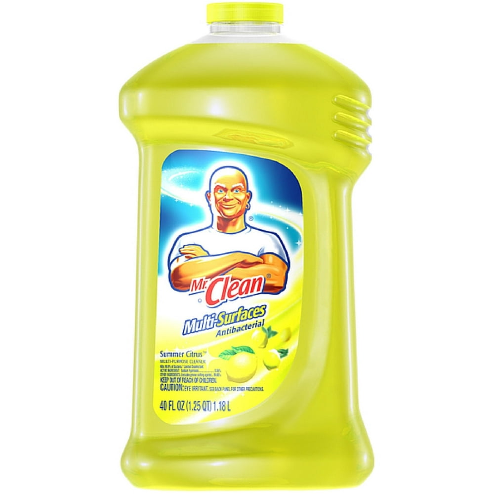 Mr. Clean Antibacterial MultiSurface Cleaner, Summer Citrus 40 oz