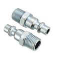 thumbnail image 3 of Conector rápido Uxcell Acoplador macho NPT de 1/4 de pulgada 10Pack, 3 of 5