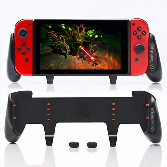 Satisfye - ZenGrip Pro Gen 3 OLED, a Switch Grip Compatible with Nintendo Switch - Comfortable & Ergonomic Grip, Joy Con & Switch Control. (Black)
