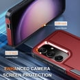 thumbnail image 6 of for Samsung Galaxy S24 Case, Full Body Heavy Duty Rugged Shockproof Protective Phone Cover , Red, 6 of 15