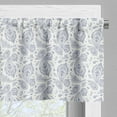 thumbnail image 3 of Ambesonne Ethnic Valance Pack of 2, Exotic Orient Cultural Motif, 42"X18", Dark Blue White, 3 of 5