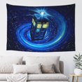 thumbnail image 2 of Doctor Who Tapestry, Anime Wall Poster Art, Wall Tapestry For Bedroom Living Room Dorm Room, Wall Hanging For Festival Party Events Background Photography Backdrop, 60x40 Inch, 2 of 9
