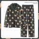 thumbnail image 3 of Pijamas Mujer Primavera y Otoño Algodón Manga Larga Fino Verano Cardigan Algodón Traje Hogar, 3 of 6
